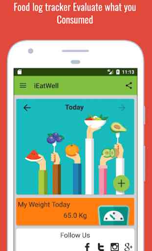 IEatWell:Food Diary&Journal Healthy Eating Tracker 1