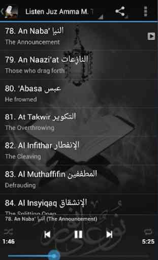 Juz Amma MP3 - Thaha Al-Junayd 1
