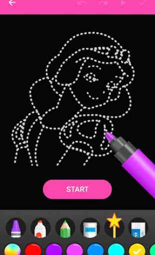 Learn To Draw Glow Princess 2