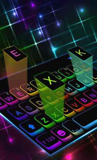 Led Colorful Keyboard Theme 1