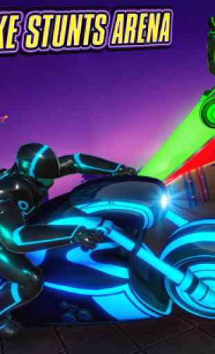 Light Bike Stunt Racing Game 2