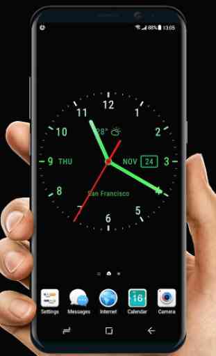 Live Wallpaper with Analog Clock 2018 2