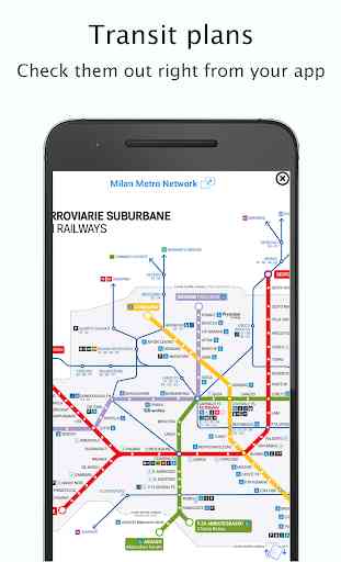 Milan Public Transport: Offline/live time & maps 2