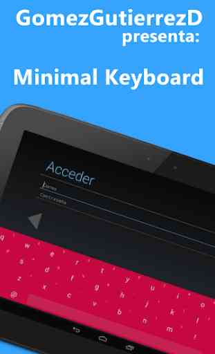 Minimal Keyboard - Ligero y personalizable teclado 1