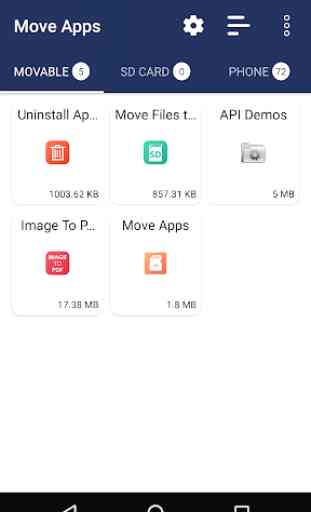 Move app to SD card: Transfer apps to SD Card 1