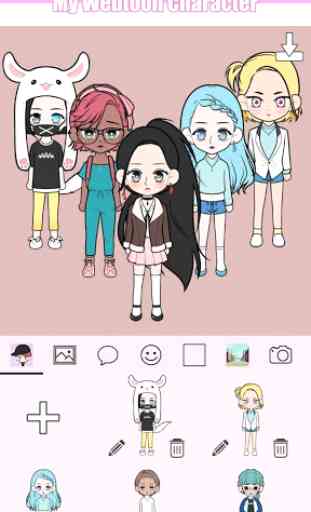 My Webtoon Character - K-pop IDOL avatar maker 2