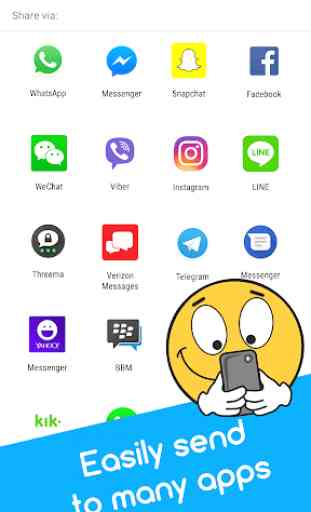 Ochat Basic: 1000 text emoticons & emoji stickers 3