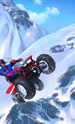Offroad Snow Mountain ATV Quad Bike Racing Stunts 3
