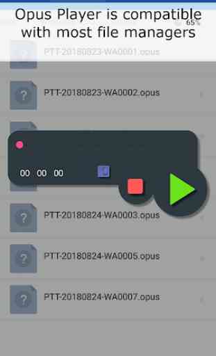Opus Player - WhatsApp Audio Search and Organize 3