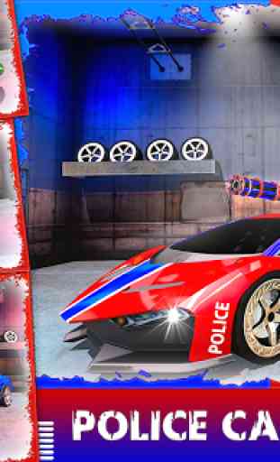 Police Car Racing Simulator: Traffic Shooting Game 3