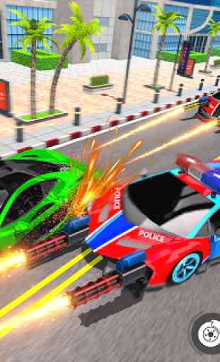 Police Car Racing Simulator: Traffic Shooting Game 4