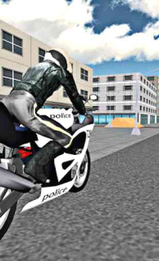 Police Motorbike Race Simulator 3D 3