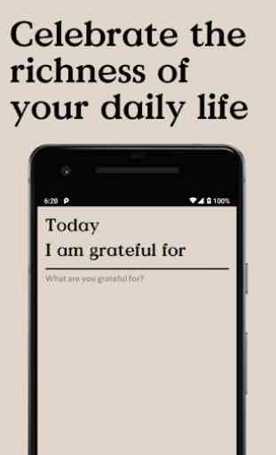 Presently: A Gratitude Journal 1