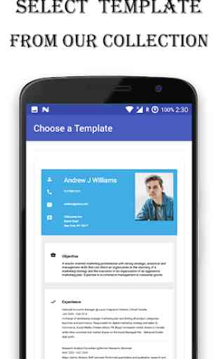 Resume Builder Free app with PDF Download 3
