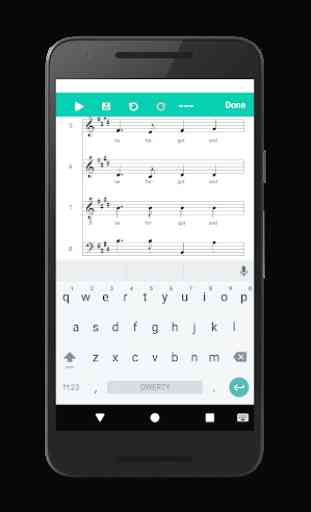 Score Creator: write music, compose sheet music. 2