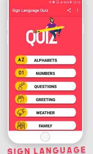 Sign Language Quiz - Play and Learn 2