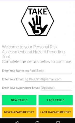 Take 5 Risk Assessment & Hazard Report Tool 1