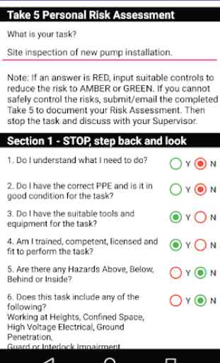 Take 5 Risk Assessment & Hazard Report Tool 2