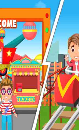 Town Amusement Park Life: Fun Pretend Games 3