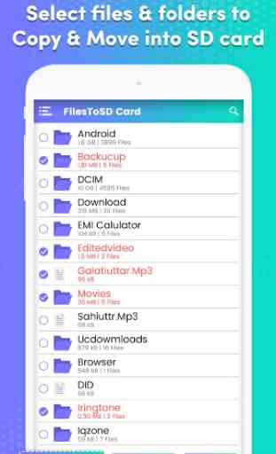 Transfer phone to SD Card – FilesToSd Card 3