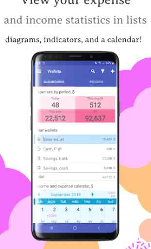 Wallets: expense tracker, money manager 2