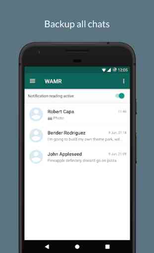 WAMR - Recover deleted messages & status download 1