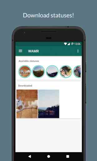 WAMR - Recover deleted messages & status download 4