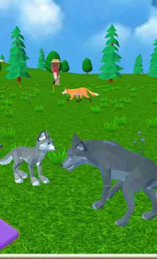Wolf Simulator: Wild Animals 3D 3