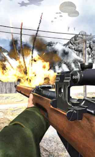 WW2 US Commando Strike Free Fire Survival Games 3
