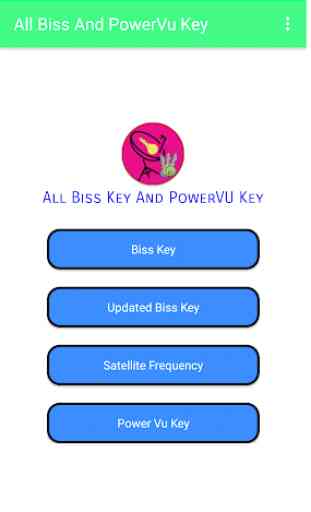 All Satellite Dish Channel Biss Key & PowerVU Keys 1