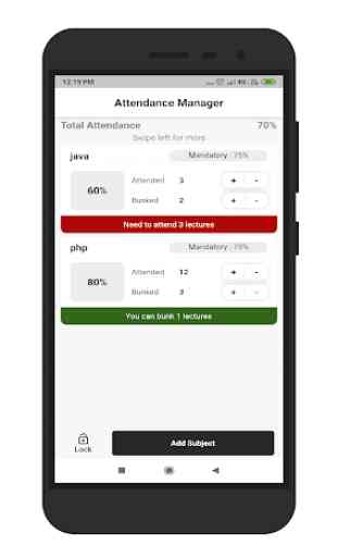Attendance Manager 4