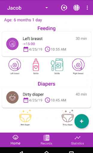 BabyAppy: breastfeeding, sleep and diapers tracker 1