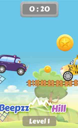 Beepzz Hill - racing game for kids 3