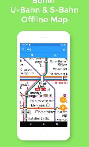 Berlin Subway – U-Bahn & S-Bahn map (BVG) 1