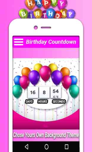 Birthday App – Special Birthday Countdown 4