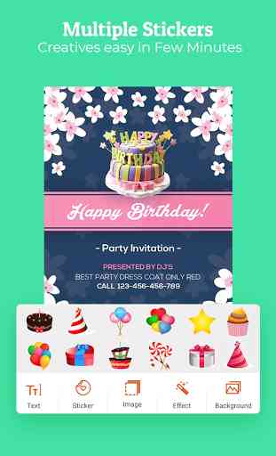 Birthday Invitation Maker : Invitation Card Maker 4