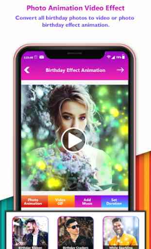 Birthday Photo Effect Video Maker With Music 4