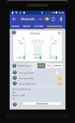 Bluetooth Music  Widget Battery TWS Pods FREE 3