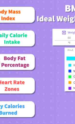 BMI Calculator, Ideal Weight - Body Fat Calculator 1