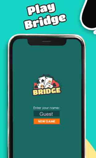 Bridge Card Game free for beginners no wifi 1