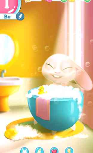 Bu the Baby Bunny - Cute pet care game 2