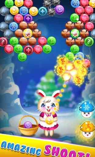 Bunny Bubble Shooter Pop: Magic Match 3 Island 1