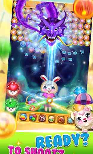 Bunny Bubble Shooter Pop: Magic Match 3 Island 4