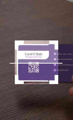 Business card reader & maker - Card Scanner 2