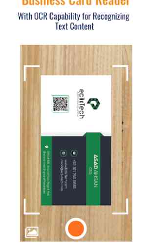 Business Card Scanner & Reader - Free Card  Reader 1