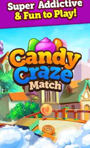 Candy Craze 2019: New Match 3 Games Free Offline 4
