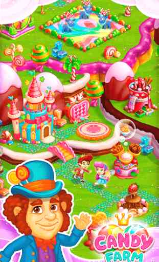 Candy Farm: Magic cake town & cookie dragon story 3