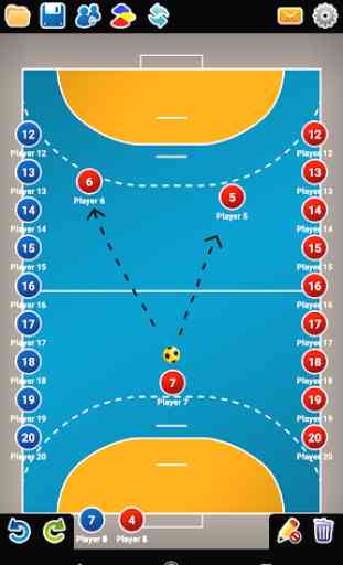 Coach Tactic Board: Handball 3
