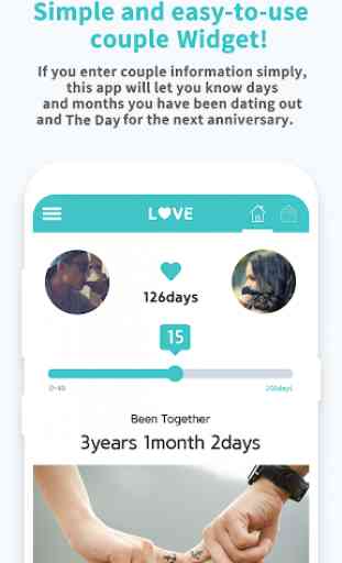 Couple Widget - Love Events Countdown Widget 3