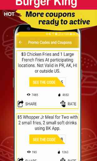 Coupons For Burger King - Promo Code Smart Food  3